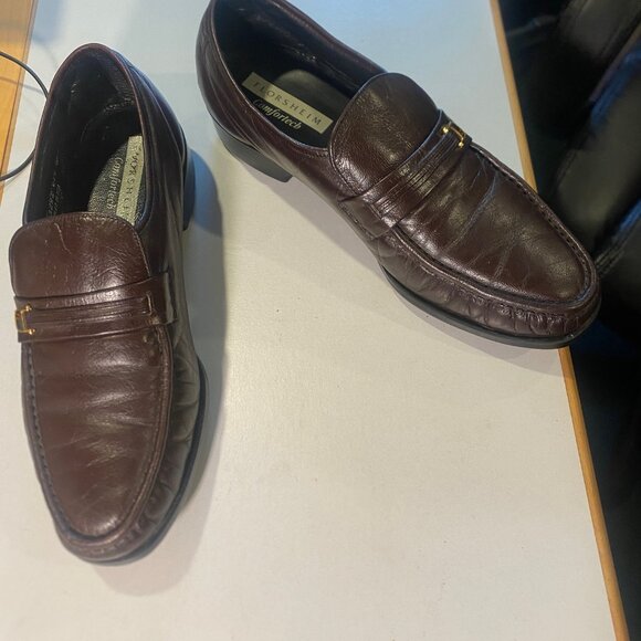 Florsheim - Size 10M - Men’s‎ Riva Brown Leather Loafers Slip-On Shoes main image 12